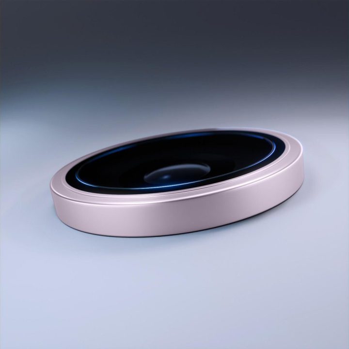 Violetinis apsauginis stiklas iPhone 16e kamerai 3mk Lens Protection Pro