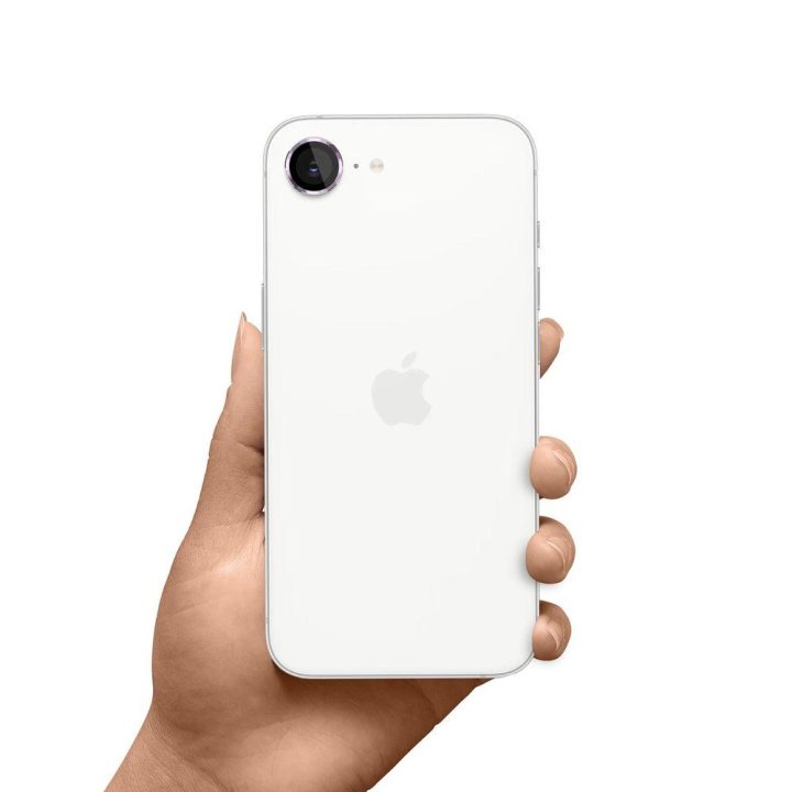 Violetinis apsauginis stiklas iPhone 16e kamerai 3mk Lens Protection Pro
