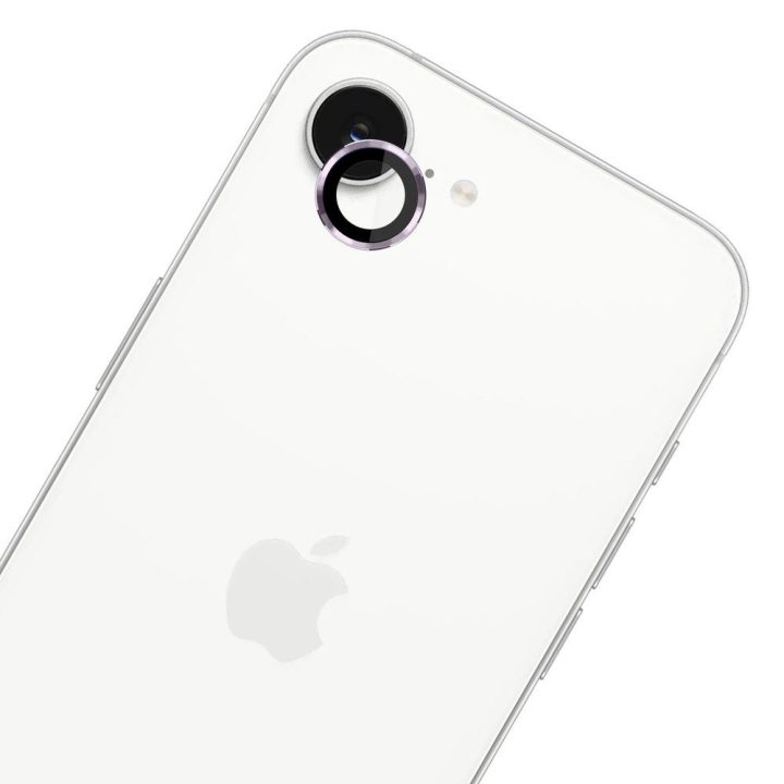 Violetinis apsauginis stiklas iPhone 16e kamerai 3mk Lens Protection Pro