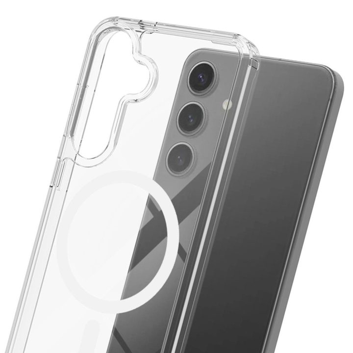 Skaidrus dėklas Samsung Galaxy S24 FE 3mk Armor MagCase