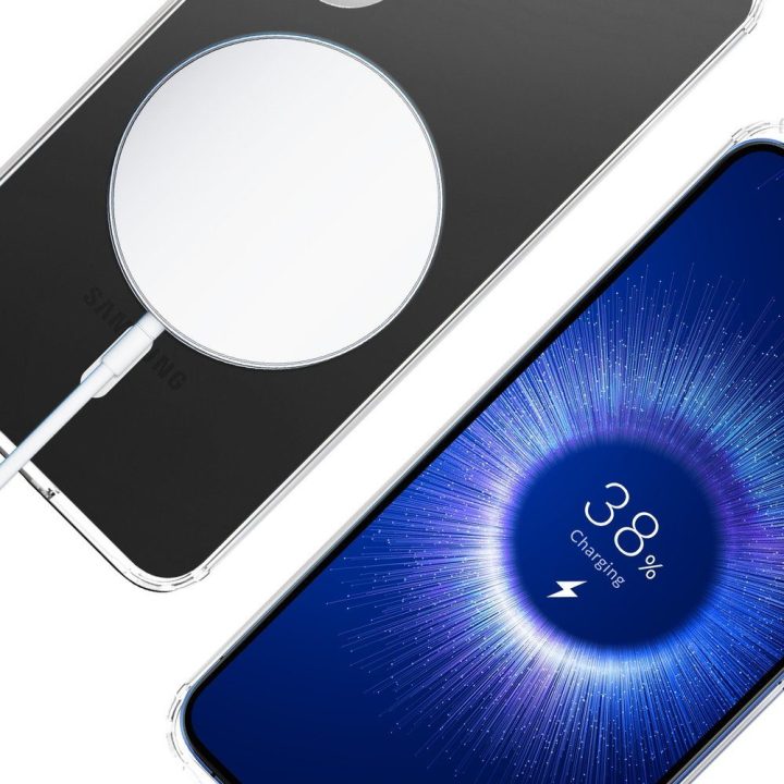 Skaidrus dėklas Samsung Galaxy S24 FE 3mk Armor MagCase