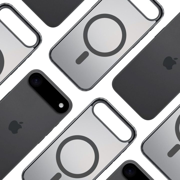 Dėklas 3mk Frosty MagCase iPhone 17 Air telefonui, juodas