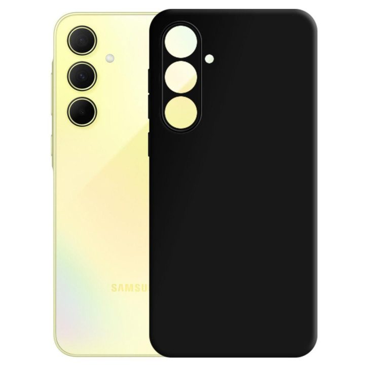 Dėklas Samsung Galaxy A35 5G telefonui 3mk Matt Case Pro, juodas
