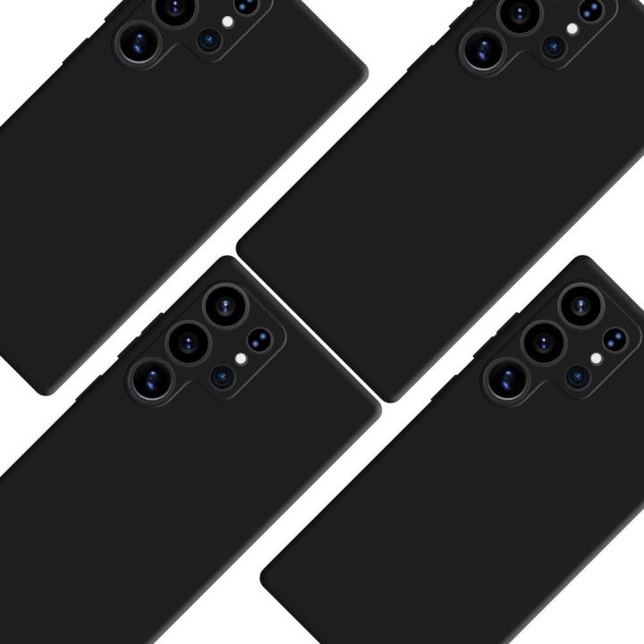 Matinis juodas dėklas Samsung Galaxy S25 Ultra