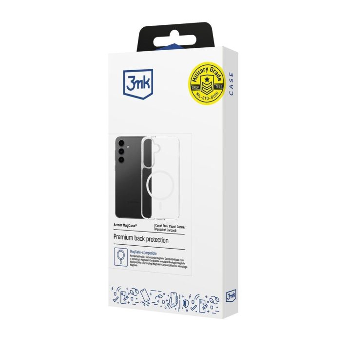 Dėklas Samsung Galaxy S25 FE telefonui 3mk Armor MagCase