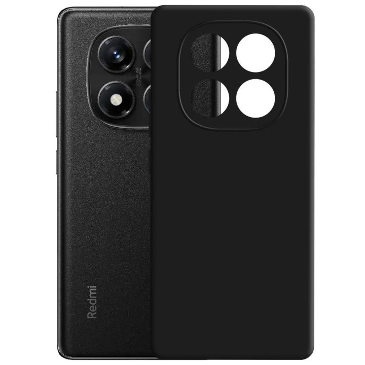 Dėklas Xiaomi Redmi Note 14 Pro 4G, matinis juodas