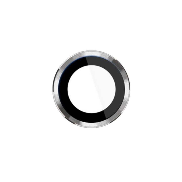 Apsauginis grūdintas stiklas iPhone 17 Air objektyvui sidabro spalvos