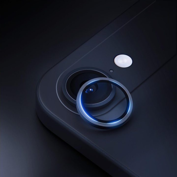 Apsauginis grūdintas stiklas iPhone 17 Air objektyvui sidabro spalvos