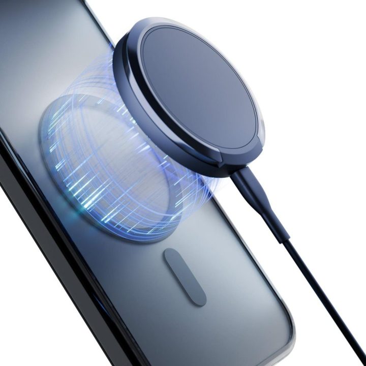 Dėklas 3mk Frosty MagCase iPhone 17 telefonui, juodas