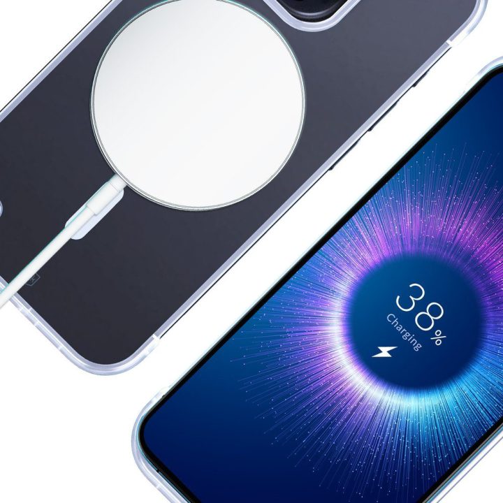 Skaidrus dėklas iPhone 15 Pro 3mk Just20g MagCase