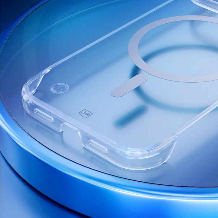 Skaidrus dėklas iPhone 15 Pro 3mk Just20g MagCase