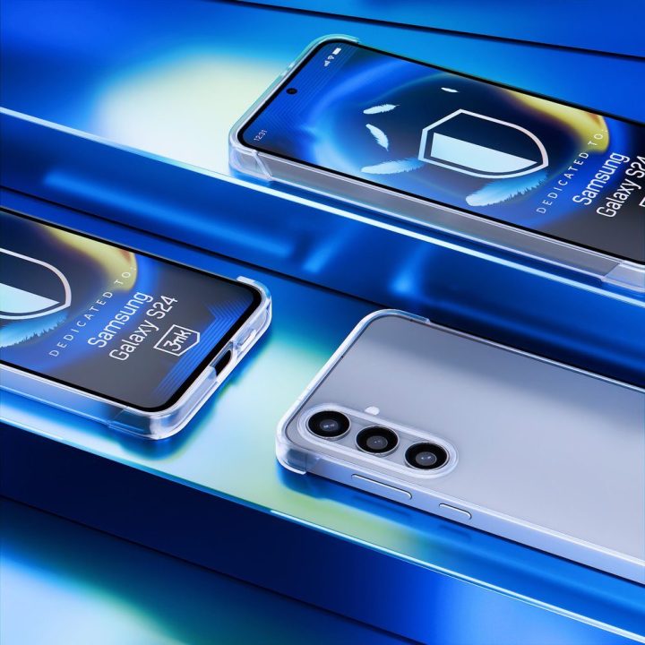 Dėklas Samsung Galaxy S24 3mk Just20g Clear Case, skaidrus