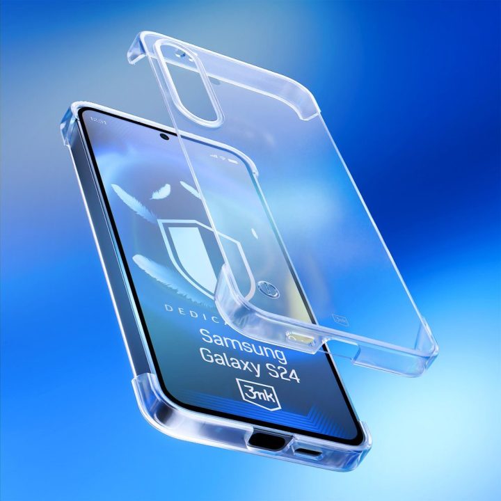 Dėklas Samsung Galaxy S24 3mk Just20g Clear Case, skaidrus