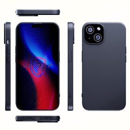 Dėklas 3mk Matt Case Pro Apple iPhone 15 telefonui, matinė juoda