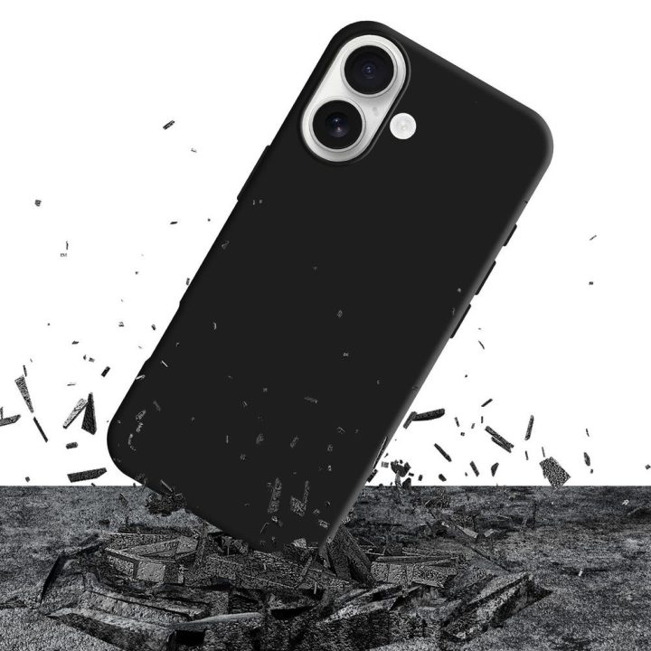 Dėklas 3mk Matt Case Pro „Apple iPhone 17“ telefonui, juodas