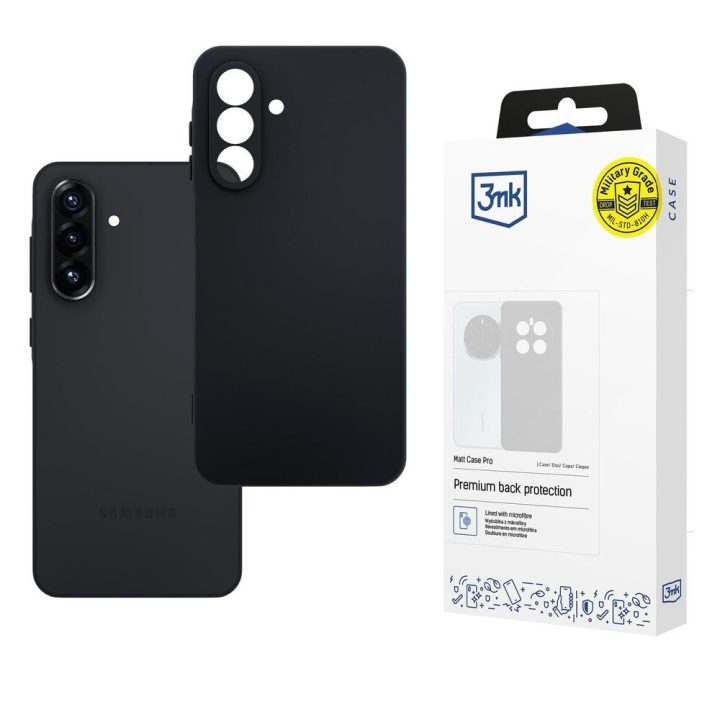 Dėklas Samsung Galaxy A26 5G 3mk Matt Case Pro, juodas