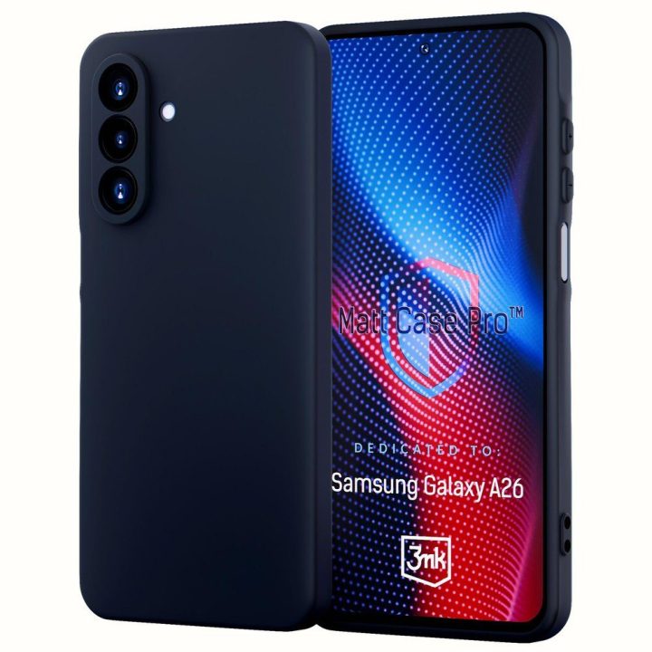Dėklas Samsung Galaxy A26 5G 3mk Matt Case Pro, juodas