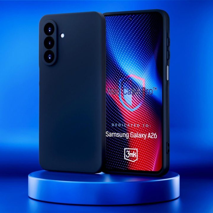 Dėklas Samsung Galaxy A26 5G 3mk Matt Case Pro, juodas