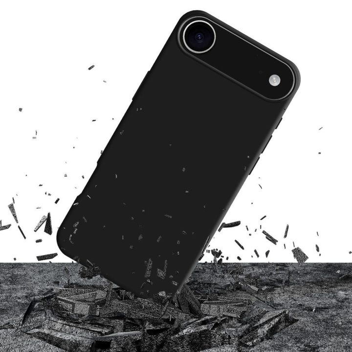 3mk Matt Case Pro dėklas Apple iPhone 17 Air, juodas