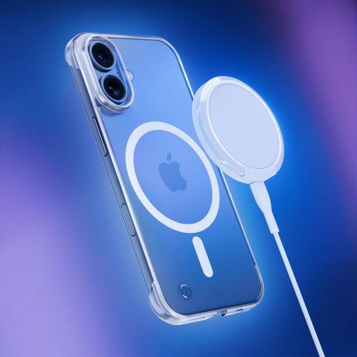 Permatomas dėklas iPhone 16 su MagSafe
