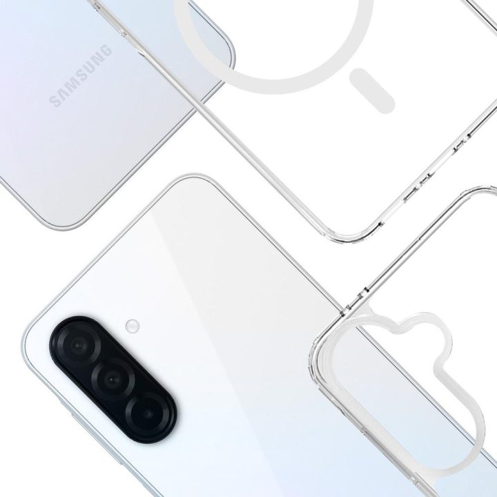 Skaidrus dėklas Samsung Galaxy A36 telefonui 3mk Armor MagCase