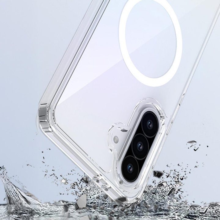 Skaidrus dėklas Samsung Galaxy A36 telefonui 3mk Armor MagCase