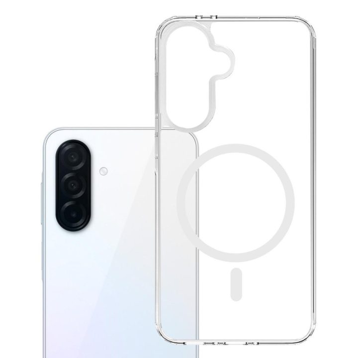 Skaidrus dėklas Samsung Galaxy A36 telefonui 3mk Armor MagCase