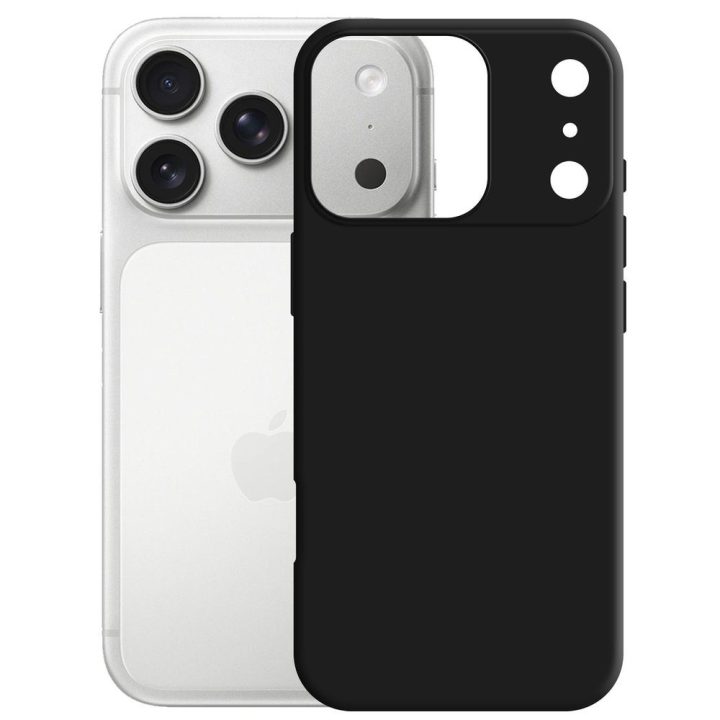 Dėklas 3mk Matt Case Pro Apple iPhone 17 Pro telefonui, juodas