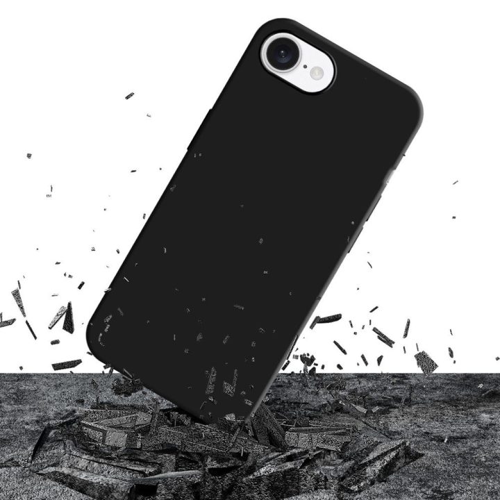 Dėklas Apple iPhone 16E 3mk Matt Case Pro, juodas