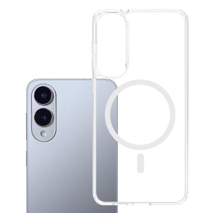 Dėklas Samsung Galaxy S25 Edge 3mk Armor MagCase, skaidrus