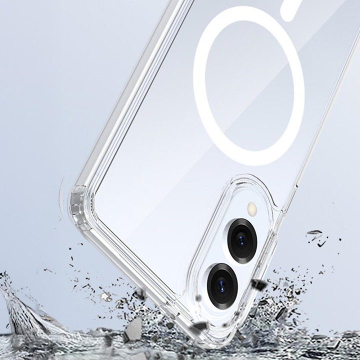 Dėklas Samsung Galaxy S25 Edge 3mk Armor MagCase, skaidrus