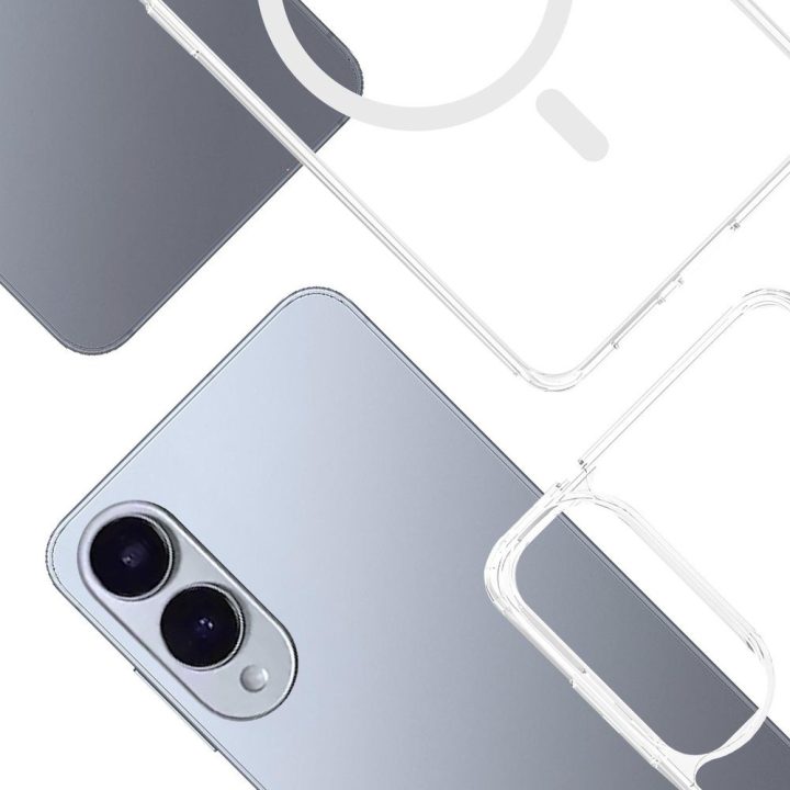 Dėklas Samsung Galaxy S25 Edge 3mk Armor MagCase, skaidrus