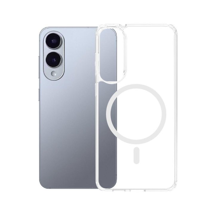Dėklas Samsung Galaxy S25 Edge 3mk Armor MagCase, skaidrus