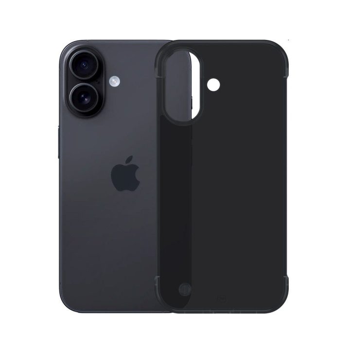 Dėklas Apple iPhone 16 Plus 3mk Just20g Matt Case, juodas