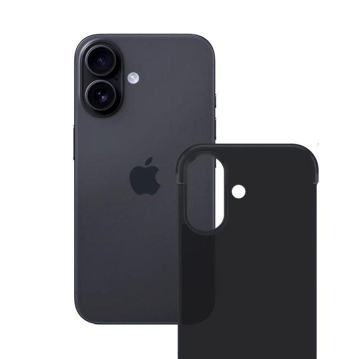 Dėklas Apple iPhone 16 Plus 3mk Just20g Matt Case, juodas