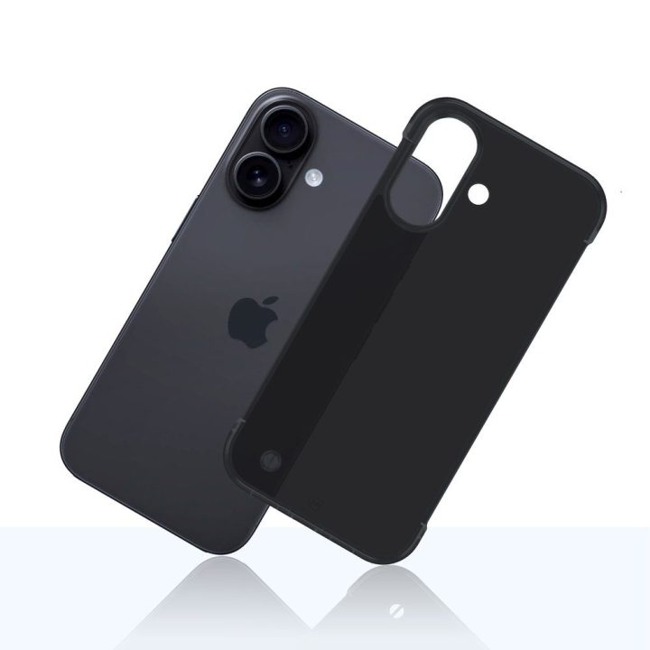 Dėklas Apple iPhone 16 Plus 3mk Just20g Matt Case, juodas