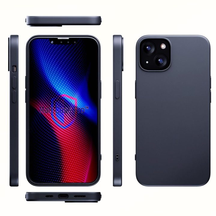 Dėklas 3mk Matt Case Pro Apple iPhone 14 telefonui, juodas