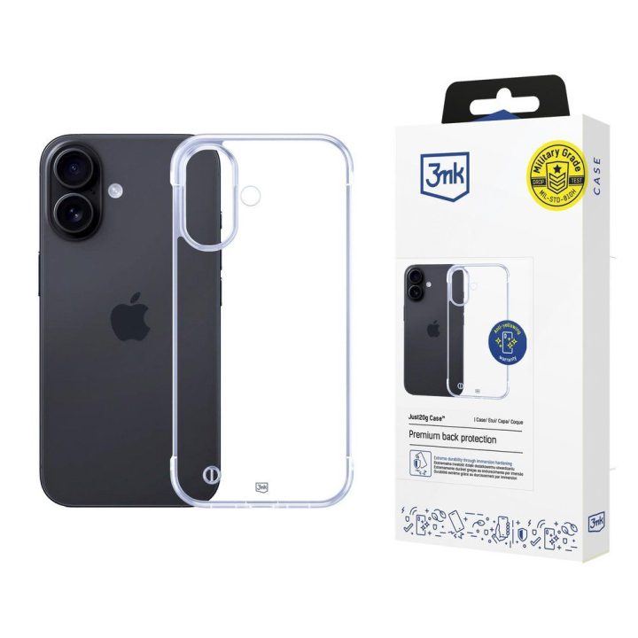 Permatomas dėklas Apple iPhone 16