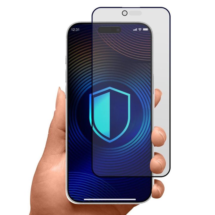 Apsauginis stiklas 3mk HardGlass Matt Max Privacy iPhone 17 Air