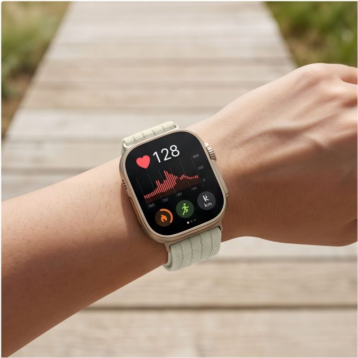 Tech-Protect nailoninis dirželis Huawei Watch Fit 3/4/4 Pro/5/5 Pro laikrodžiui