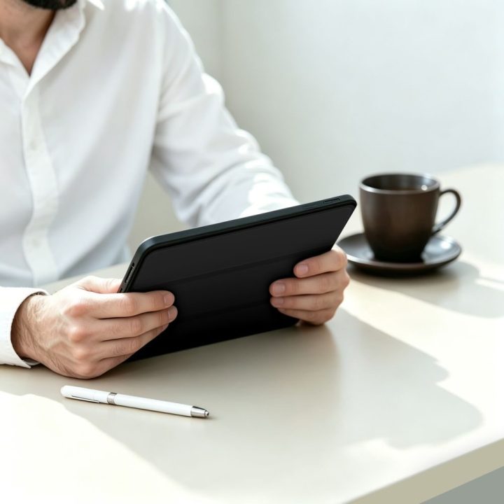 Dėklas Tech-Protect SmartCase Pen Xiaomi Redmi Pad 2 9.7" juodas