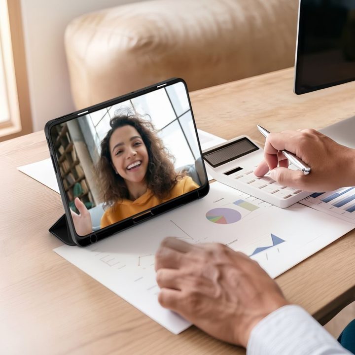 Dėklas Tech-Protect SmartCase Pen Xiaomi Redmi Pad 2 9.7" juodas