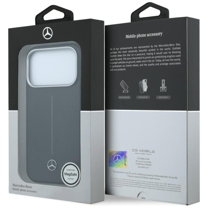 „Mercedes-Benz“ dėklas „iPhone 17 Pro Max“ telefonui su „MagSafe“