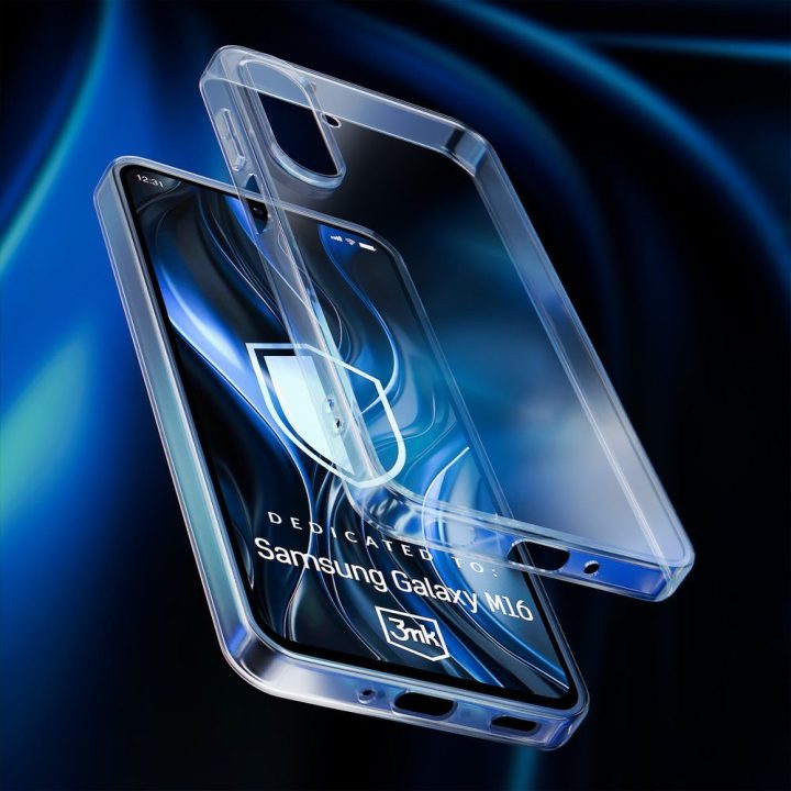 Permatomas dėklas Samsung Galaxy M16 5G telefonui