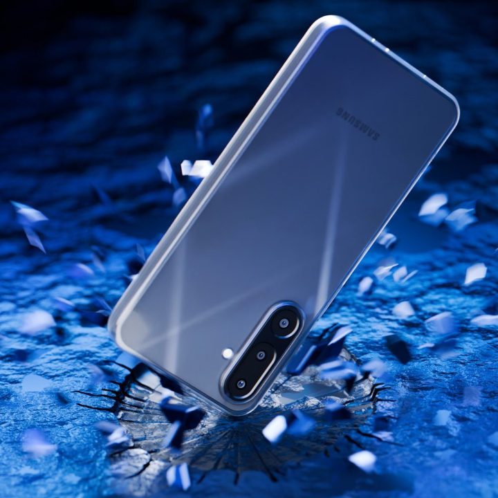 Permatomas dėklas Samsung Galaxy M16 5G telefonui