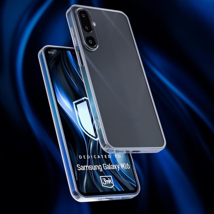 Permatomas dėklas Samsung Galaxy M16 5G telefonui