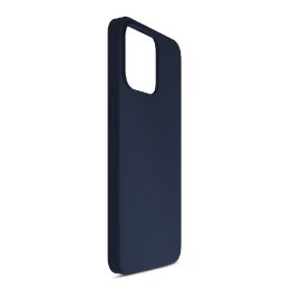 Silikoninis dėklas iPhone 15 Pro Max – tamsiai mėlynas