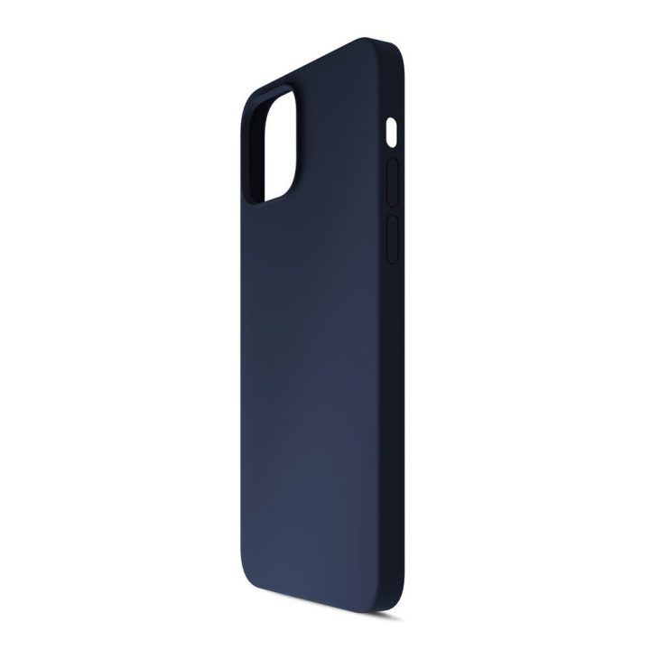 Tamsiai mėlynas silikoninis dėklas iPhone 15 Plus