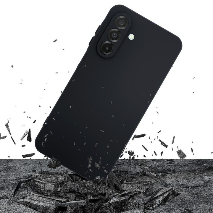 3mk Matt Case Pro dėklas Samsung Galaxy A27 5G telefonui, juodas