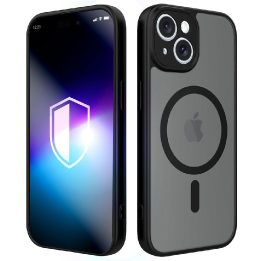 Dėklas 3mk Misty MagCase iPhone 14 telefonui, juodas
